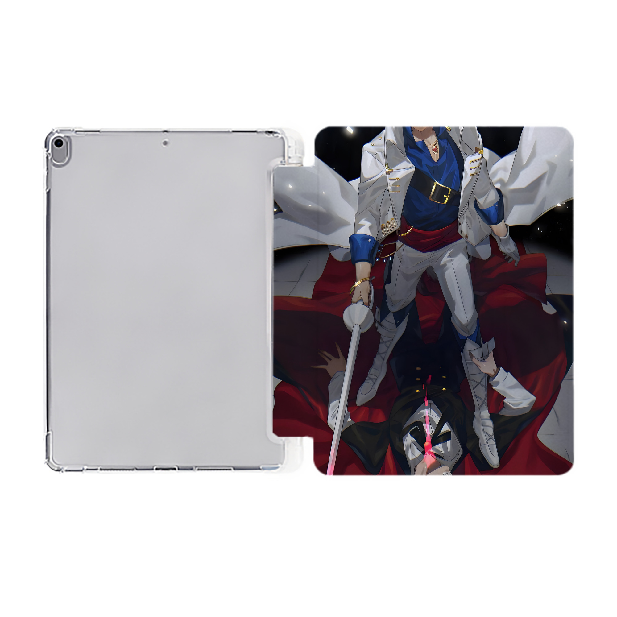 （画像用） 名探偵コナン Detective Conan IPad ケース ペン収納付き 三つ折りスタンド PUレザー×シリコン 対応機種9.5/10.5/10.9インチ